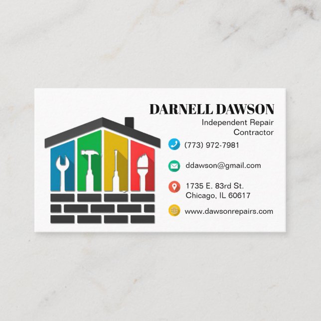 construction business card (Front)