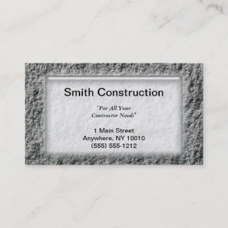 Construction Business Card