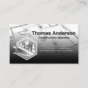 Construction business card
