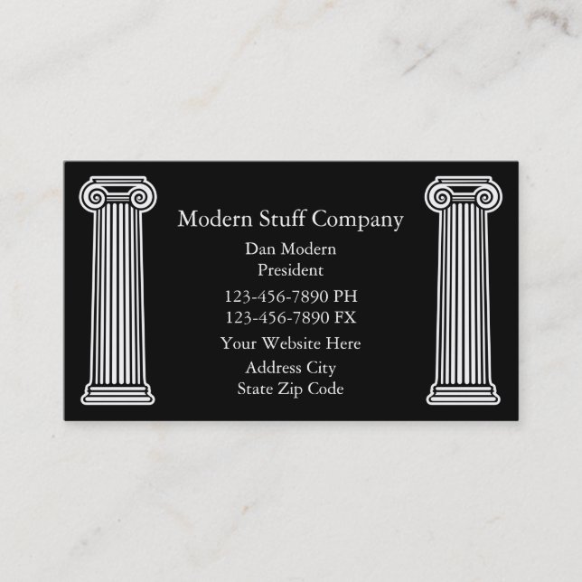 Construction Business Cards (Front)