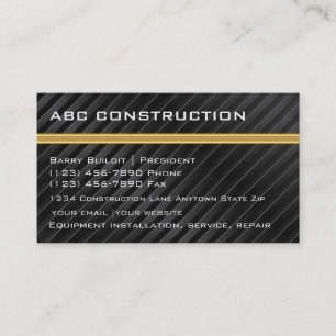 Construction Business Cards