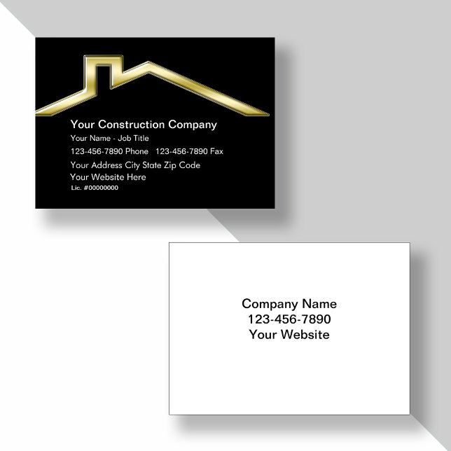 Construction Business Cards (Creator Uploaded)