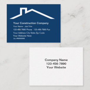 Construction Business Cards