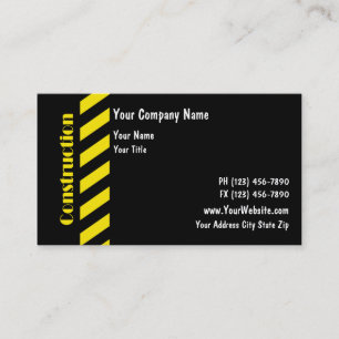Construction Business Cards