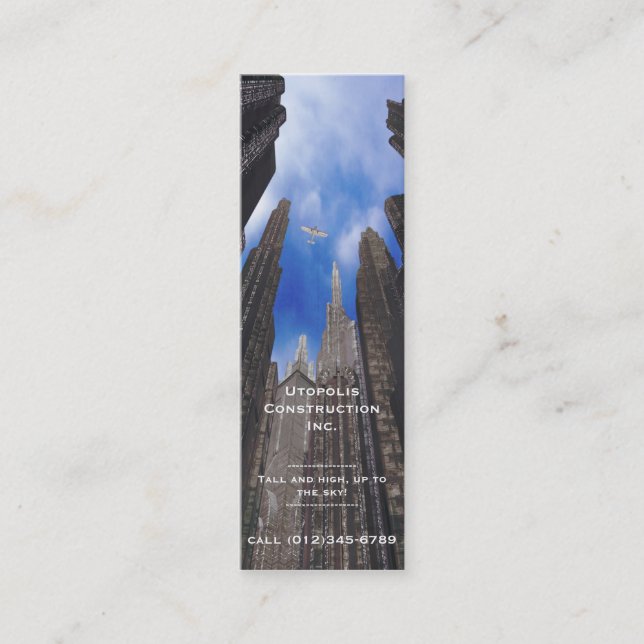 construction company business card (Front)