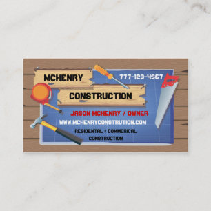 Construction Company Business Cards