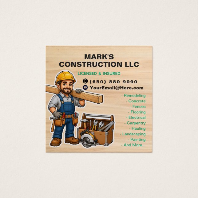 Construction Company Professional Builder (Front)
