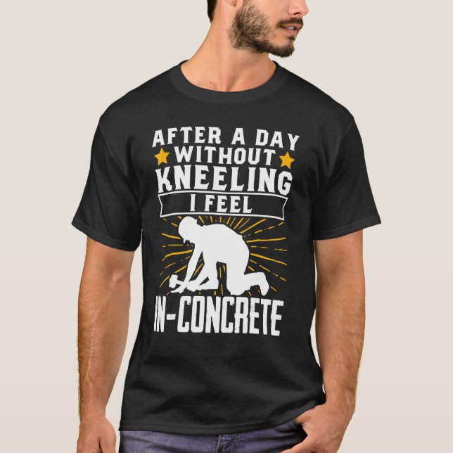 Construction Concrete Finisher 8 T-Shirt (Front)