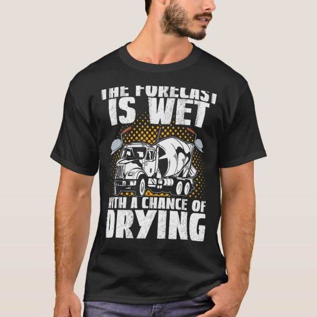 Construction Concrete Finisher T-Shirt (Front)