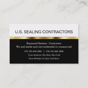 Construction Contractors Business Cards