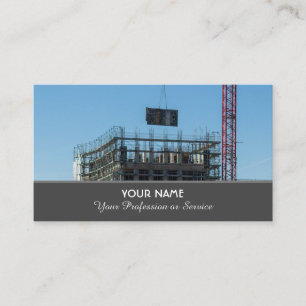 Construction crane and tower crane specialist busi business card