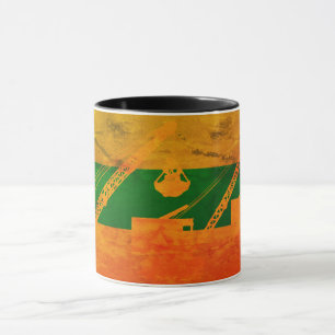 Construction crane Fantasy Art Crawler Crane Mug