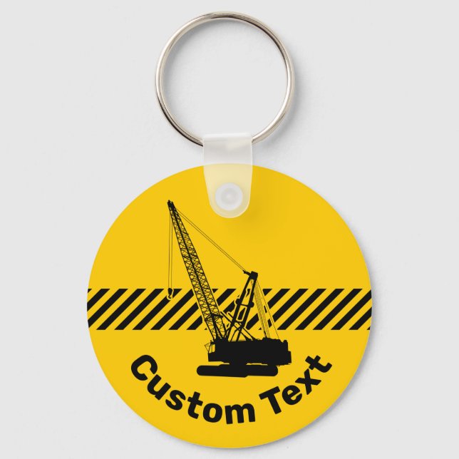 Construction Crane Keychain (Front)