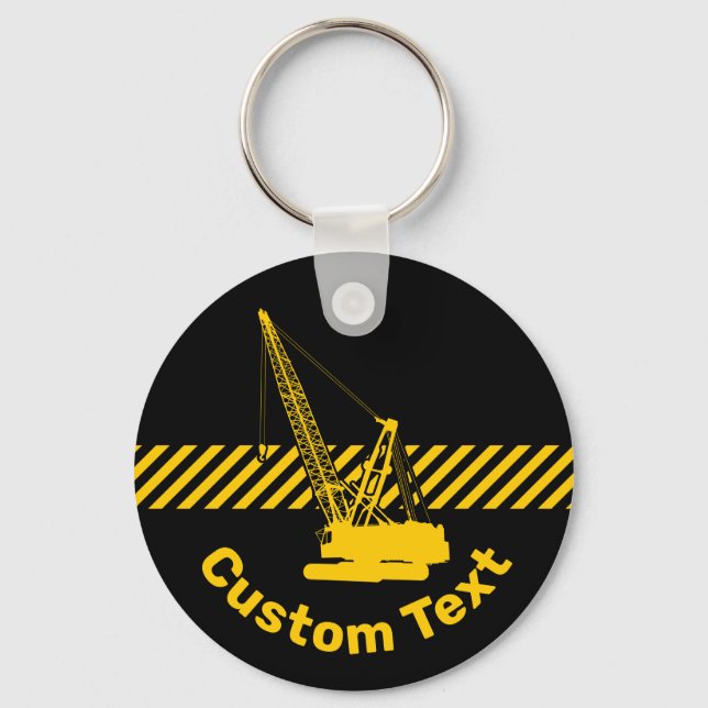 Construction Crane Keychain (Front)