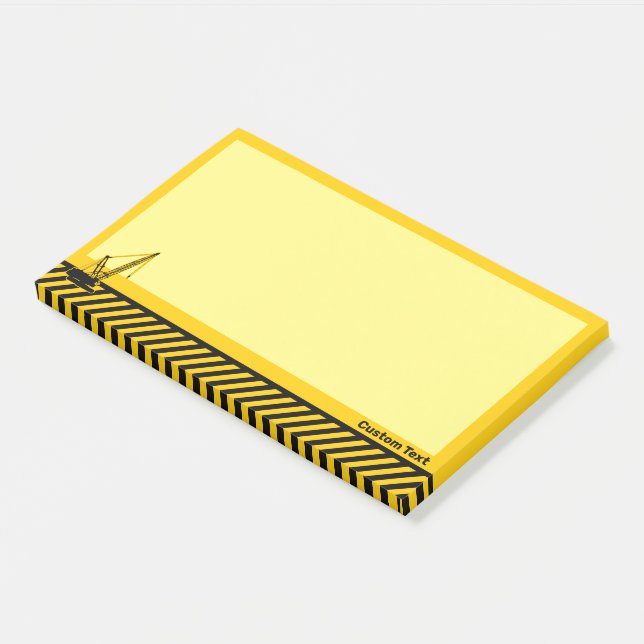 Construction Crane Post-it Notes (Angled)