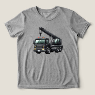 Construction/crane truck Tri-Blend shirt