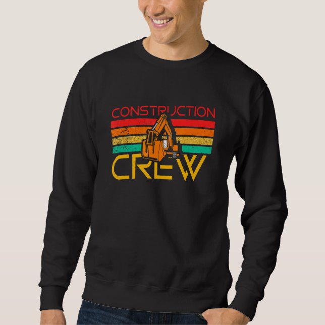 Construction Crew Building Blocks Master Builder Sweatshirt (Front)