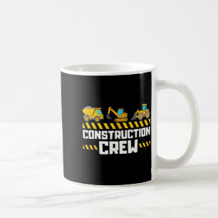 Construction Crew Worker Excavator Boys Girls Kids Coffee Mug