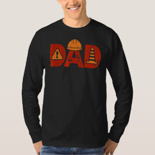 Construction Dad Builder Mason Concrete Bricklayer T-Shirt