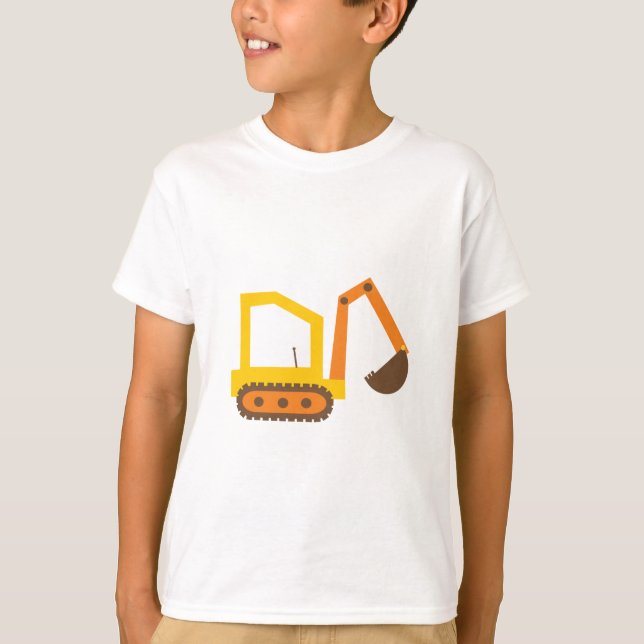 Construction Digger Valentine Shirt (Front)