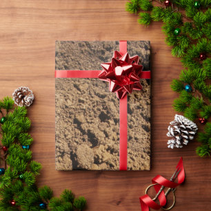 Construction Dirt Wrapping Paper