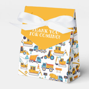Construction Dump Truck Birthday Party Thank You Favour Box
