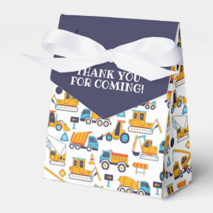 Construction Dump Truck Birthday Thank You Dark Favour Box