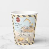 Construction Dump Truck Boy's 3rd Birthday Party