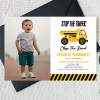 Construction Dump Truck Bulldozer Birthday Party