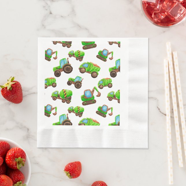 Construction Dump Truck Napkin (Insitu)