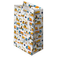 Construction Dump Trucks Pattern Party