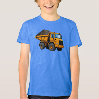 Construction/Earth mover/dump truck Tri-Blend Shirt