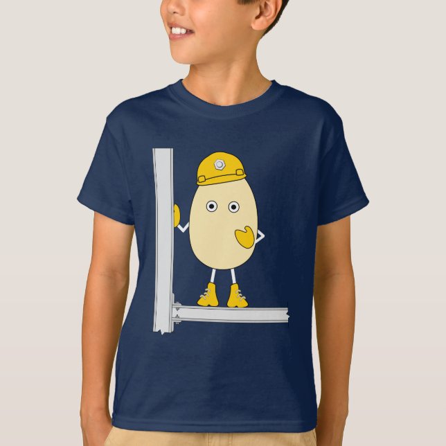 Construction egghead T-Shirt (Front)
