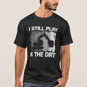 construction equipment heavy work vintage for men T-Shirt