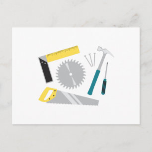 Construction Equipment Postcard
