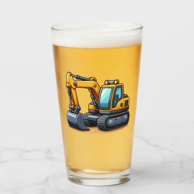 Construction/Excavator  Glass (Front Filled)