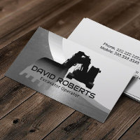 Construction Excavator Plant Operator Modern Metal