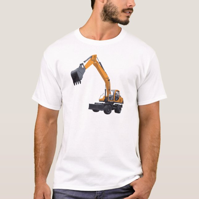 Construction Excavator T-Shirt (Front)