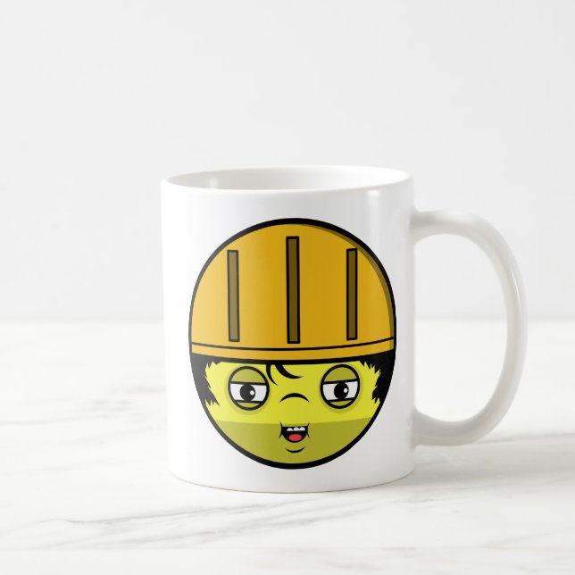 Construction Face Coffee Mug (Right)