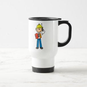 Construction Foreman on Cellphone Mug