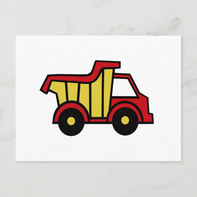 Construction Fun/ Dump Truck Postcard (Front)