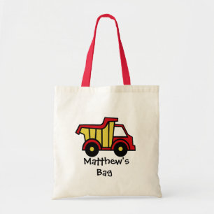 Construction Fun/ Dump Truck Tote Bag