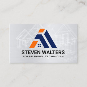 Construction General Contractor Engineer Business Card
