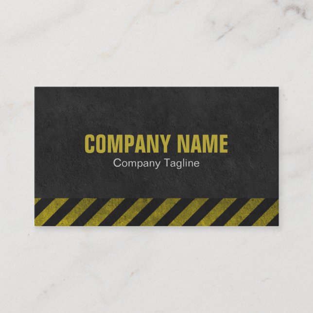 Construction (Grunge) Business Cards (Front)
