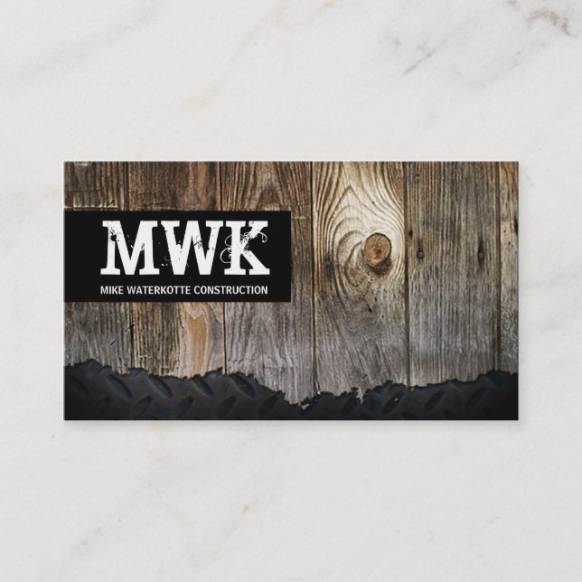 Construction Handyman Business Card (Front)