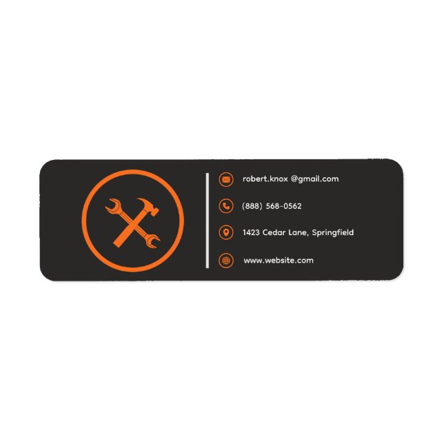 Construction Handyman Carpenter  | Rustic Template (Front)