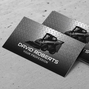Construction Heavy Equipment Skid Steer Operator Business Card