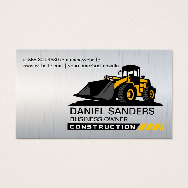 Construction Heavy Machinery | Property Developer (Front)