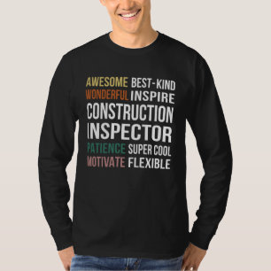 Construction Inspector  Appreciation T-Shirt