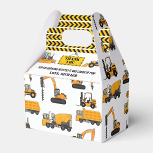 Construction Kids Birthday Party Favour Box